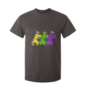 Mardi Gras T Shirt For Kid Kids Trex Dinos Toddler Boys TS10 Dark Chocolate Print Your Wear