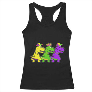 Mardi Gras Racerback Tank Top Kids Trex Dinos Toddler Boys TS10 Black Print Your Wear