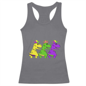 Mardi Gras Racerback Tank Top Kids Trex Dinos Toddler Boys TS10 Charcoal Print Your Wear