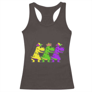 Mardi Gras Racerback Tank Top Kids Trex Dinos Toddler Boys TS10 Dark Chocolate Print Your Wear
