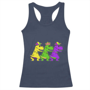 Mardi Gras Racerback Tank Top Kids Trex Dinos Toddler Boys TS10 Navy Print Your Wear