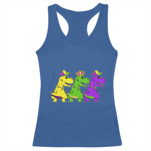 Mardi Gras Racerback Tank Top Kids Trex Dinos Toddler Boys TS10 Royal Blue Print Your Wear