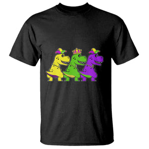 Mardi Gras T Shirt Kids Trex Dinos Toddler Boys TS10 Black Print Your Wear