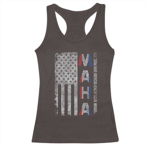 MAHA Make America Healthy Again Racerback Tank Top Trump RFK Jr Kennedy Medical Freedom USA Flag TS10 Dark Chocolate Print Your Wear