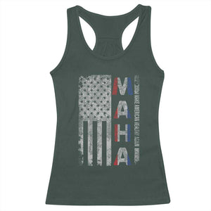 MAHA Make America Healthy Again Racerback Tank Top Trump RFK Jr Kennedy Medical Freedom USA Flag TS10 Dark Forest Green Print Your Wear