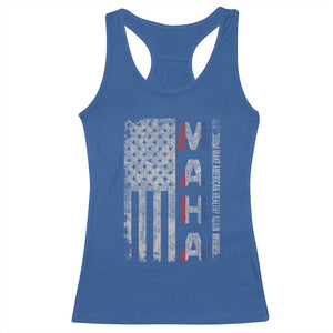 MAHA Make America Healthy Again Racerback Tank Top Trump RFK Jr Kennedy Medical Freedom USA Flag TS10 Royal Blue Print Your Wear