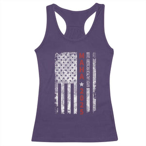 MAHA Make America Healthy Again 2025 Racerback Tank Top Trump RFK Jr Kennedy Medical Freedom USA Flag TS10 Purple Print Your Wear