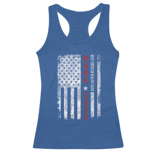 MAHA Make America Healthy Again 2025 Racerback Tank Top Trump RFK Jr Kennedy Medical Freedom USA Flag TS10 Royal Blue Print Your Wear