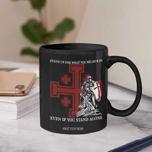 Catholic Knight Templar Crusader Cross Coffee Mug Kingdom Of Jerusalem TS10 Print Your Wear
