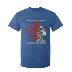 Catholic Knight Templar Crusader Cross T Shirt For Kid Kingdom Of Jerusalem TS10 Royal Blue Print Your Wear