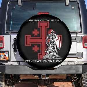 Catholic Knight Templar Crusader Cross Spare Tire Cover Kingdom Of Jerusalem TS10 No hole Black Print Your Wear