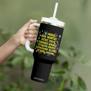 9th Birthday Gifts Tumbler With Handle Flowers Girl Son Boy 9yr 9 Year Old Bday TS10 Print Your Wear