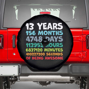 13th Birthday Spare Tire Cover 13 Year Old Bday Gifts Son Boy 13yr TS10 Black Print Your Wear
