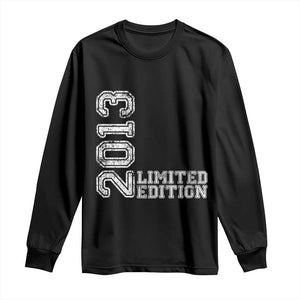 2013 Limited Edition Long Sleeve Shirt Limited Edition 13th Birthday Boys Girl TS10 Black Print Your Wear