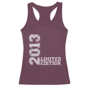 2013 Limited Edition Racerback Tank Top Limited Edition 13th Birthday Boys Girl TS10 Maroon Print Your Wear