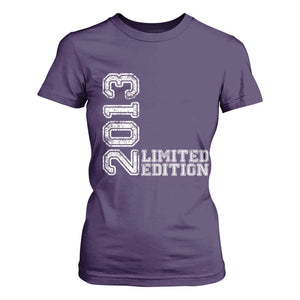 2013 Limited Edition T Shirt For Women Limited Edition 13th Birthday Boys Girl TS10 Purple Print Your Wear