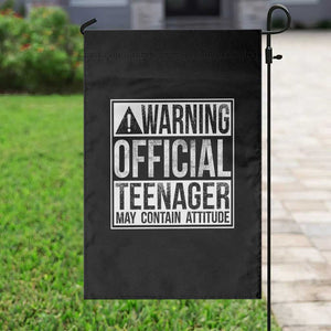 13th Birthday Garden Flag Warning Official Teenager Boy 13yr TS10 Print Your Wear