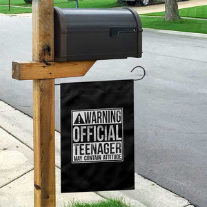 13th Birthday Garden Flag Warning Official Teenager Boy 13yr TS10 Print Your Wear