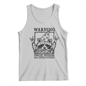 Vintage Raccoon 13th Birthday Tank Top 13 Year Old Official Teenager Gifts TS10 Ash Print Your Wear