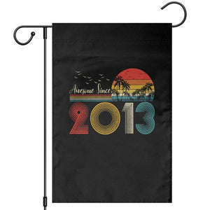 Awesome Since 2013 Garden Flag 13th Birthday 13 Year Old Son Boy TS10 Black Print Your Wear