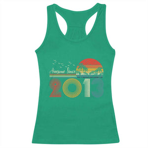 Awesome Since 2013 Racerback Tank Top 13th Birthday 13 Year Old Son Boy TS10 Irish Green Print Your Wear
