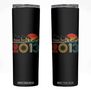 Awesome Since 2013 Skinny Tumbler 13th Birthday 13 Year Old Son Boy TS10 Black Print Your Wear