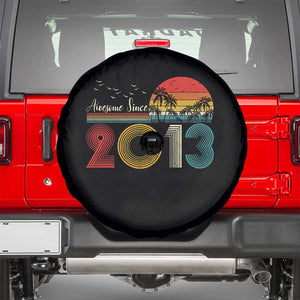 Awesome Since 2013 Spare Tire Cover 13th Birthday 13 Year Old Son Boy TS10 Black Print Your Wear