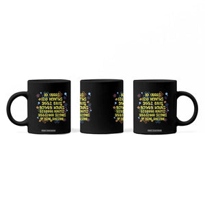 10th Birthday Gifts Coffee Mug Flowers 10 Years Of Being Awesome 10 Year Old Bday TS10 Print Your Wear