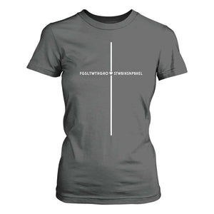 For God So Loved T Shirt For Women John 316 Bible Verse FGSLTWTHGOB Cross Minimal Christian Acronym TS10 Dark Heather Print Your Wear