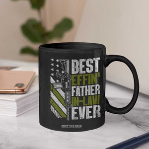 Best Effin’ Father In Law Ever Coffee Mug FIL Gun American Flag TS10 Print Your Wear