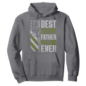 Best Effin’ Father In Law Ever Hoodie FIL Gun American Flag TS10 Charcoal Print Your Wear