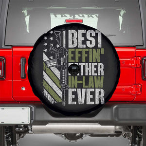 Best Effin’ Father In Law Ever Spare Tire Cover FIL Gun American Flag TS10 Black Print Your Wear