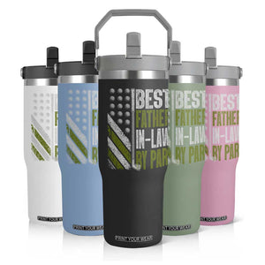 Father In Law Golf Flip Straw Tumbler Best FIL By Par Fathers Day Gift for Golfers TS10 Print Your Wear