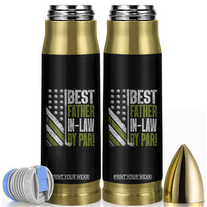 Father In Law Golf Bullet Tumbler Best FIL By Par Fathers Day Gift for Golfers TS10 Black Print Your Wear