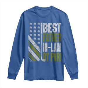 Father In Law Golf Long Sleeve Shirt Best FIL By Par Fathers Day Gift for Golfers TS10 Royal Blue Print Your Wear