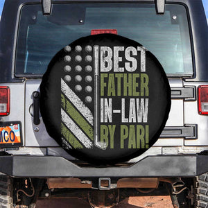 Father In Law Golf Spare Tire Cover Best FIL By Par Fathers Day Gift for Golfers TS10 No hole Black Print Your Wear