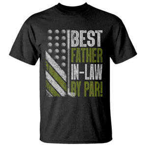 Father In Law Golf T Shirt Best FIL By Par Fathers Day Gift for Golfers TS10 Black Print Your Wear