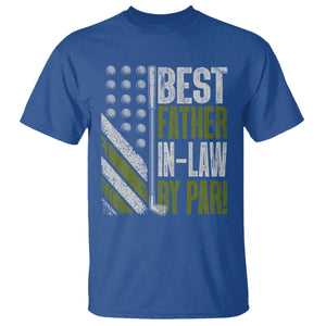 Father In Law Golf T Shirt Best FIL By Par Fathers Day Gift for Golfers TS10 Royal Blue Print Your Wear