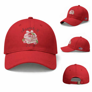 Sweet Chapter 16 Birthday Baseball Cap Cherry Books 16th Birthday Gifts For Her Book Lover