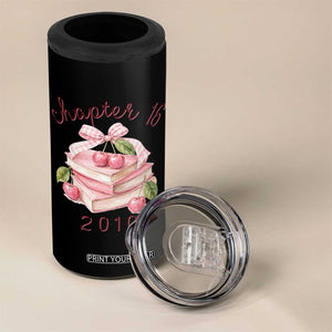 Sweet Chapter 16 Birthday 4 in 1 Can Cooler Tumbler Cherry Books 16th Birthday Gifts For Her Book Lover