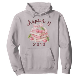 Sweet Chapter 16 Birthday Hoodie Cherry Books 16th Birthday Gifts For Her Book Lover