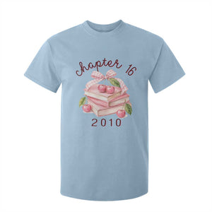 Sweet Chapter 16 Birthday T Shirt For Kid Cherry Books 16th Birthday Gifts For Her Book Lover