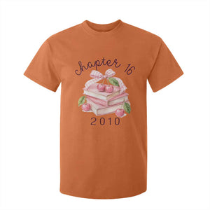 Sweet Chapter 16 Birthday T Shirt For Kid Cherry Books 16th Birthday Gifts For Her Book Lover