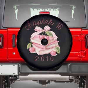 Sweet Chapter 16 Birthday Spare Tire Cover Cherry Books 16th Birthday Gifts For Her Book Lover