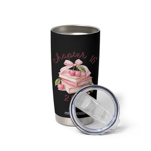 Sweet Chapter 16 Birthday Tumbler Cup Cherry Books 16th Birthday Gifts For Her Book Lover