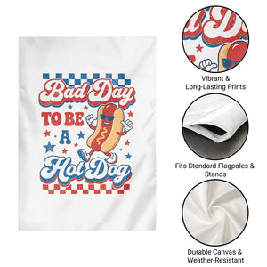 Bad Day To Be A Hot Dog Garden Flag Hotdog Lover Wiener 4th Of July TS10 Print Your Wear