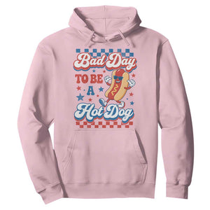 Bad Day To Be A Hot Dog Hoodie Hotdog Lover Wiener 4th Of July TS10 Light Pink Print Your Wear