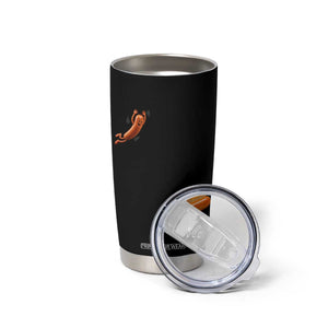 Funny Hot Dog Tumbler Cup Hotdog Jumping Into Bun Sausage BBQ Grilling High Dive TS10 Print Your Wear
