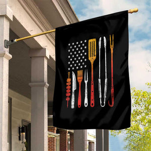 Bbq Smoker Garden Flag Barbecue Chef Smoking Tools Grilling Pit Master USA Flag TS10 Print Your Wear