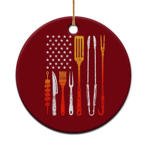 Bbq Smoker Ceramic Ornament Barbecue Chef Smoking Tools Grilling Pit Master USA Flag TS10 1pc Red Print Your Wear